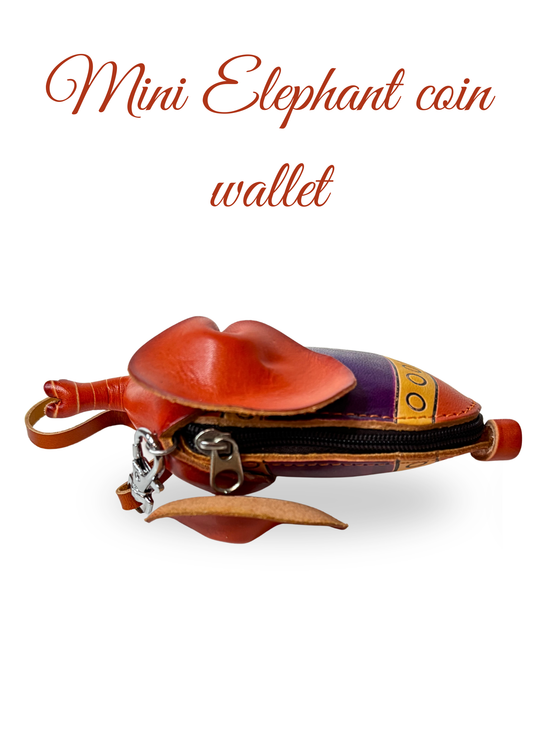 Elephant Mini Coin Wallet keychain