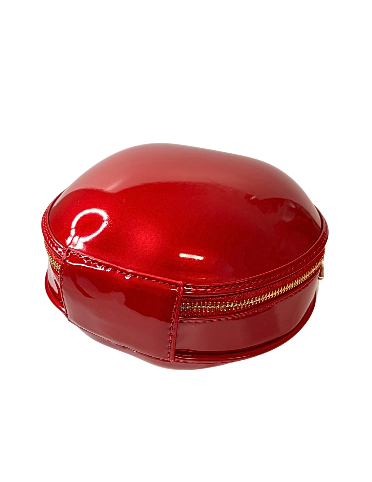 Apple-Shaped Red Handbag