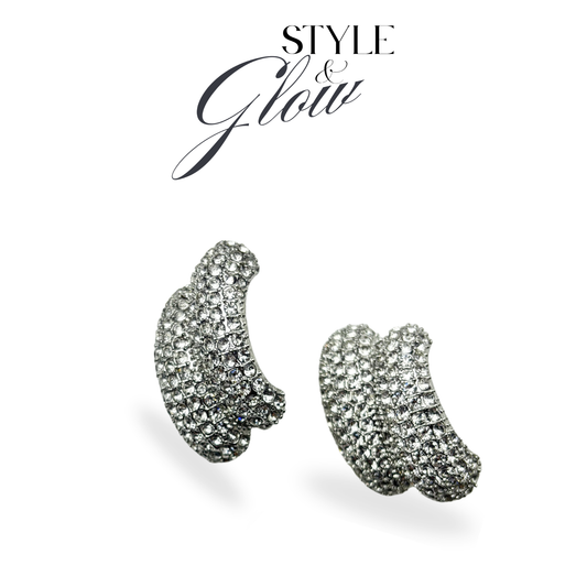Crystal Hoop Earrings