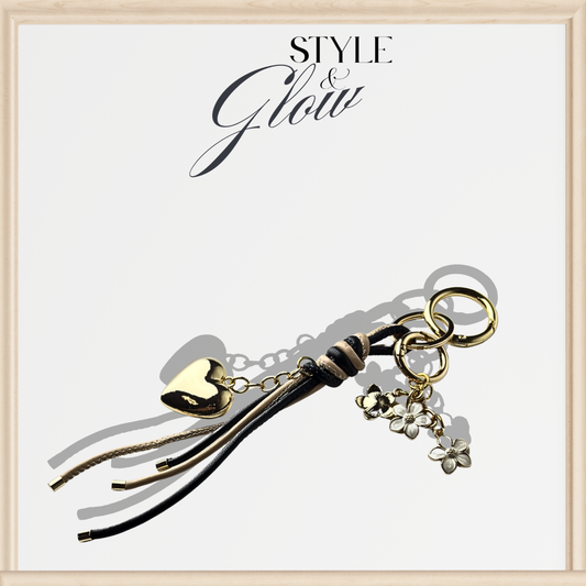 Heart Tassel Keychain β Bag Charm & Keyring
