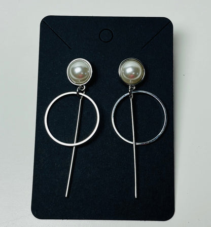 Elegant Silver Hoop Earrings