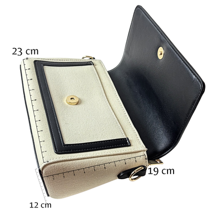 Trendy Black & Brown Shoulder Bag for Women