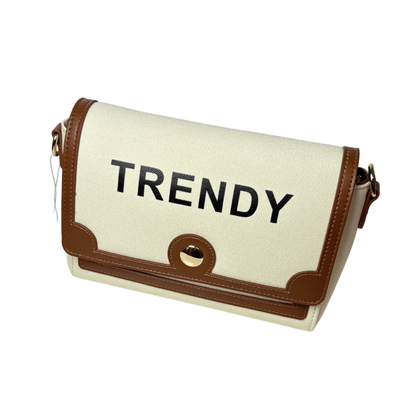 Trendy Black & Brown Shoulder Bag for Women