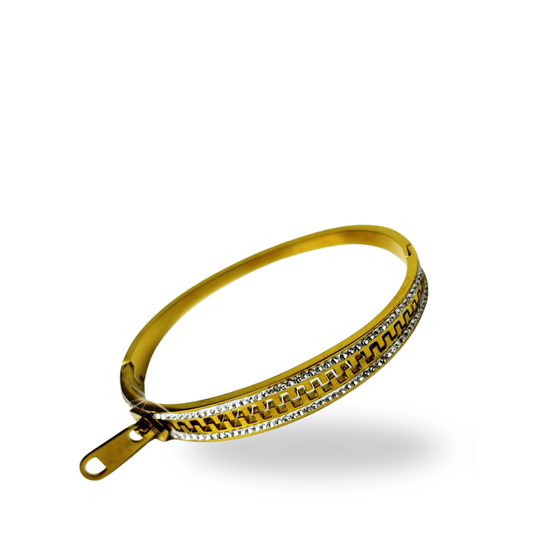 Zip Bangle Bracelet for Women
