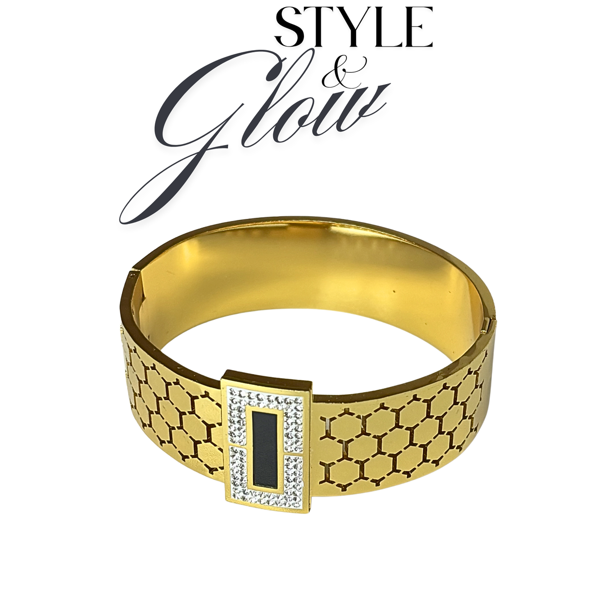 Gold & Black Bracelet
