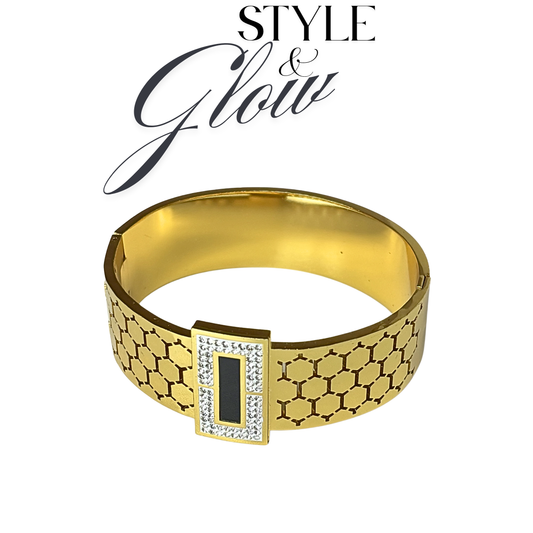 Gold & Black Bracelet