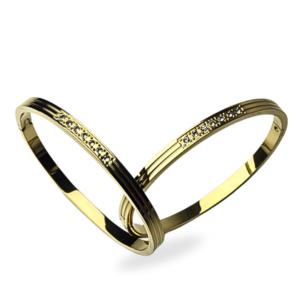 One piece of Minimalist Gold Bangle Bracelet