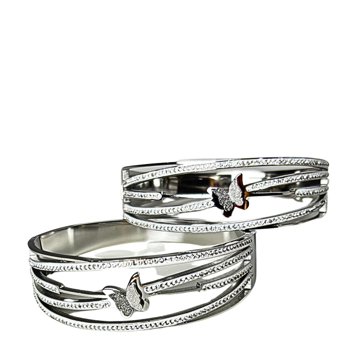 1 Piece Elegant Butterfly Silver Bracelet