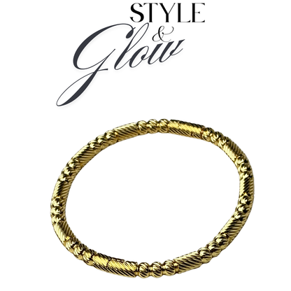 One piece of Minimalist silver Bangle Bracelet