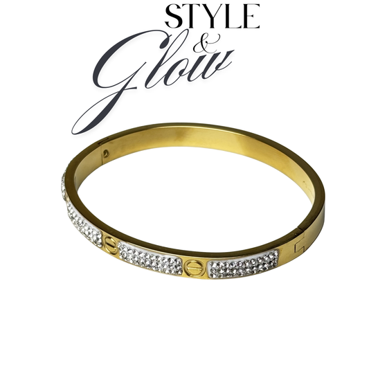 One piece Elegant Diamond Style Bracelet