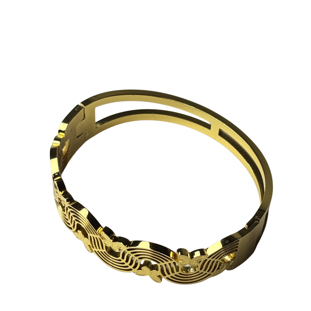 Luxury Gold Open Cuff Bracelet | Elegant Women Jewelry