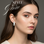 Crystal Hoop Earrings