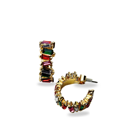 Stylish colorful earrings