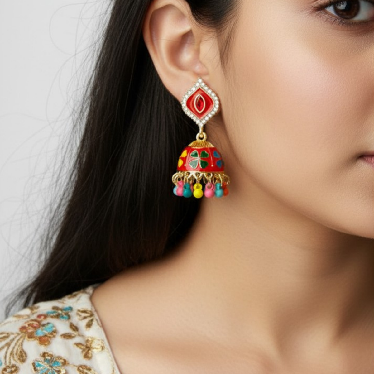 Indian Jhumka Earrings for Women