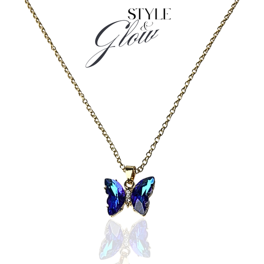 Butterfly Pendant Necklace for Women and girls