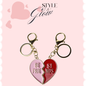 Friendship Split Heart Keychain Set