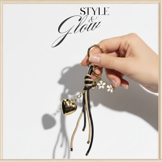 Heart Tassel Keychain – Bag Charm & Keyring